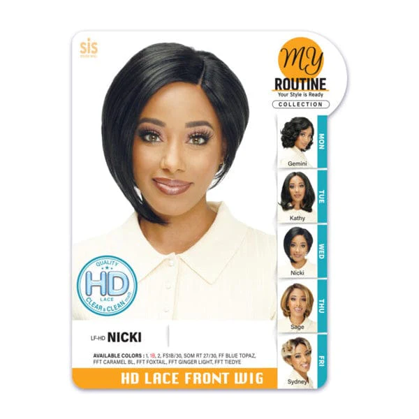 Zury Sis My Routine Synthetic HD Lace Front Wig - LF HD NICKI - Image 3