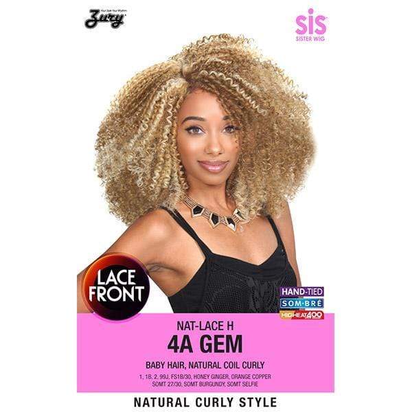 Zury Sis Naturali Star Synthetic Hair Lace Front Wig - NAT LACE H 4A GEM - Image 4
