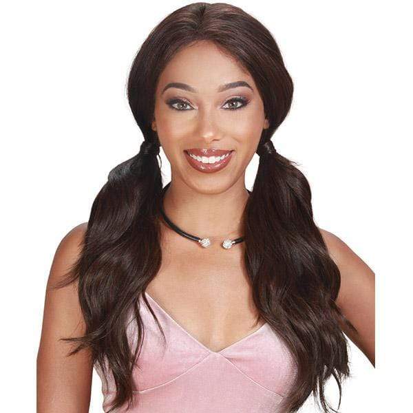 Zury Sis Prime Human Hair Blend 360 Lace Wig - PM FULL LACE SATIN - Image 2