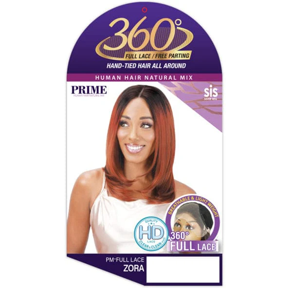Zury Sis Prime Human Hair Blend Lace Front Wig - PM FULL LACE ZORA - Image 4