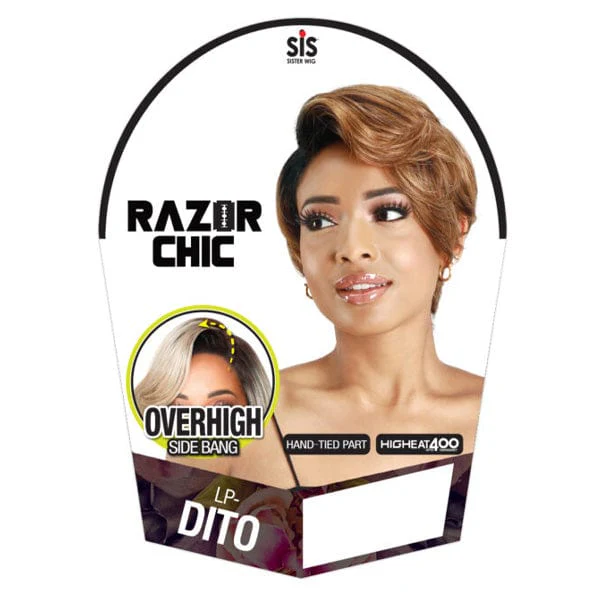 Zury Sis Razor Chic Synthetic Hair Lace Part Wig - LP DITO - Image 3