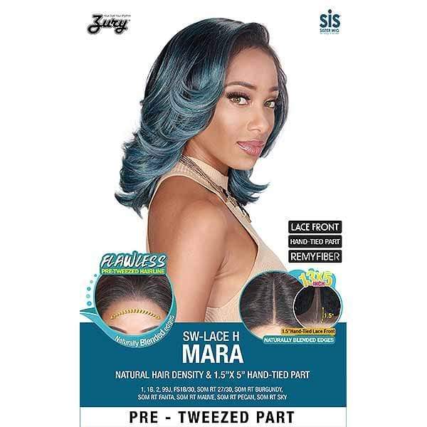 Zury Sis Royal Synthetic Pre Tweezed Swiss Lace Front Wig - SW LACE H MARA - Image 4