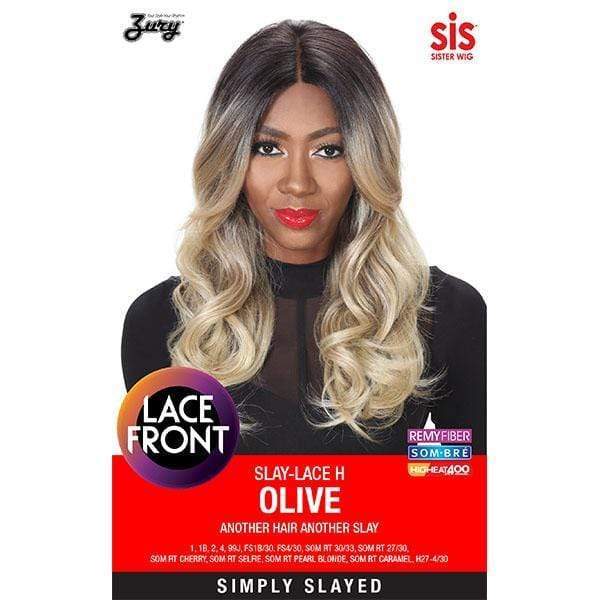 Zury Sis Slay Synthetic Hair Lace Front Wig - SLAY LACE H OLIVE - Unbeatable - Image 4