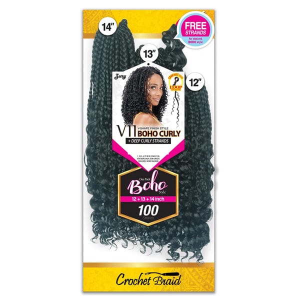 Zury Sis Synthetic Crochet Braid - V11 BOHO CURLY 12"/13"/14" - Image 2