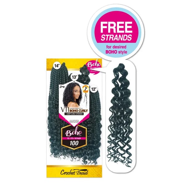 Zury Sis Synthetic Crochet Braid - V11 BOHO CURLY 12"/13"/14" - Image 4
