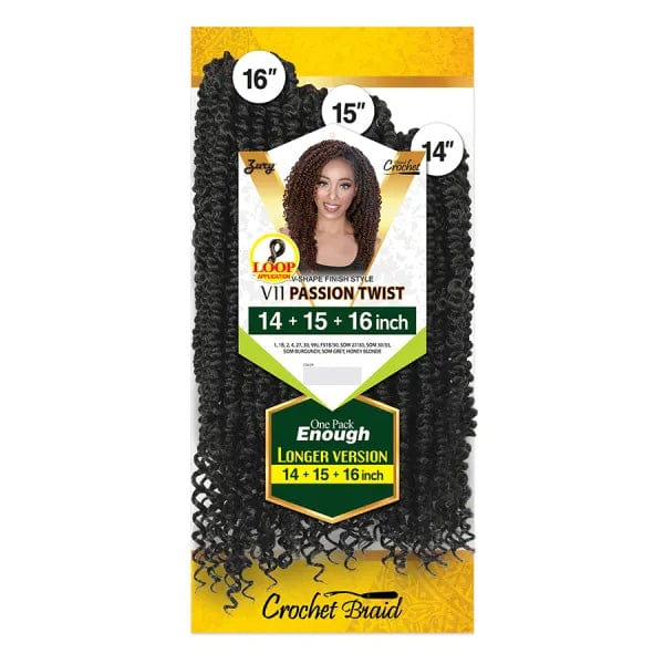 Zury Sis Synthetic Crochet Braid - V11 PASSION TWIST 14/15/16 - Image 2