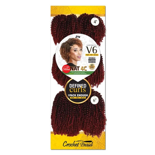 Zury Sis Synthetic Crochet Braid - V6 NAT 4C - Unbeatable - Image 4