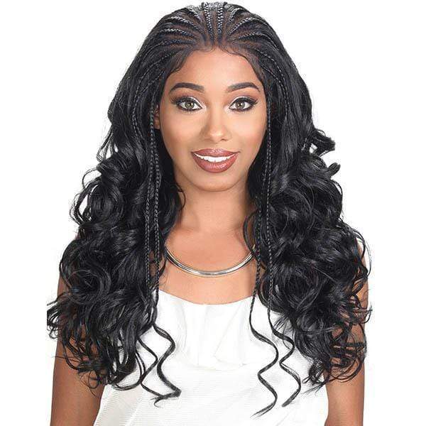 Zury Sis Synthetic Diva Lace Front Wig - DIVA-LACE H FULANI 101 - Clearance - Image 4