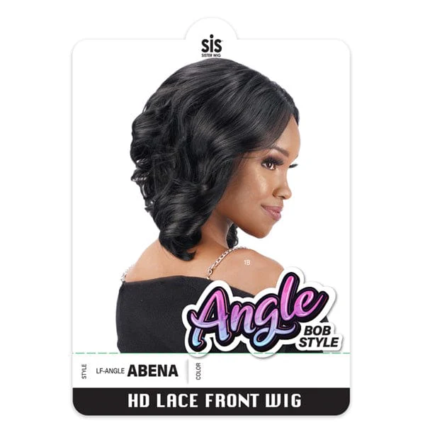 Zury Sis Synthetic Hair Angel Bob Style HD Lace Front Wig - ABENA - Image 3