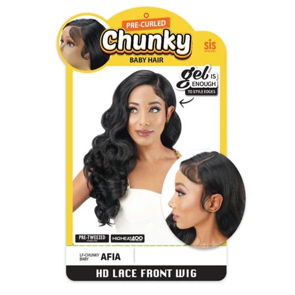 Zury Sis Synthetic Hair Chunky HD Lace Front Wig - AFIA - Image 4