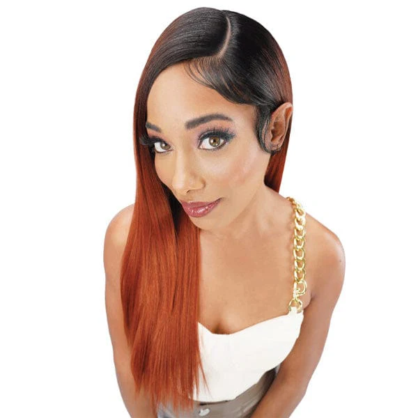 Zury Sis Synthetic Hair Chunky HD Lace Front Wig - FAYOLA - Image 3