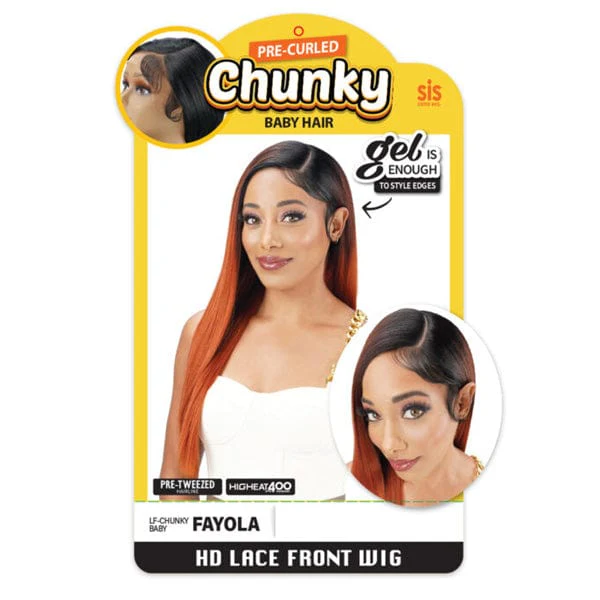 Zury Sis Synthetic Hair Chunky HD Lace Front Wig - FAYOLA - Image 4