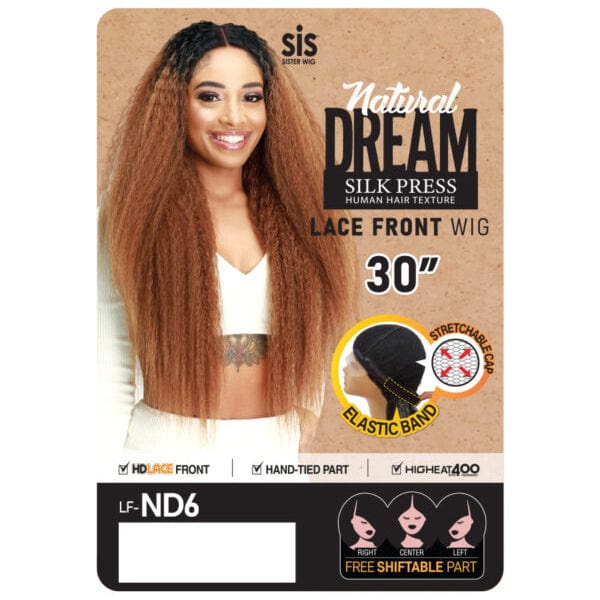 Zury Sis Synthetic Hair HD Lace Front Wig - LF ND6 - Image 3