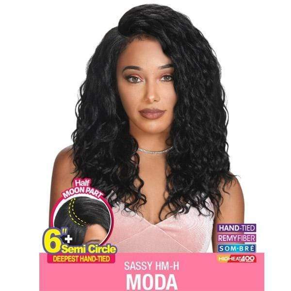 Zury Sis Synthetic Hair Moon Part Wig - SASSY HM-H MODA - Image 3