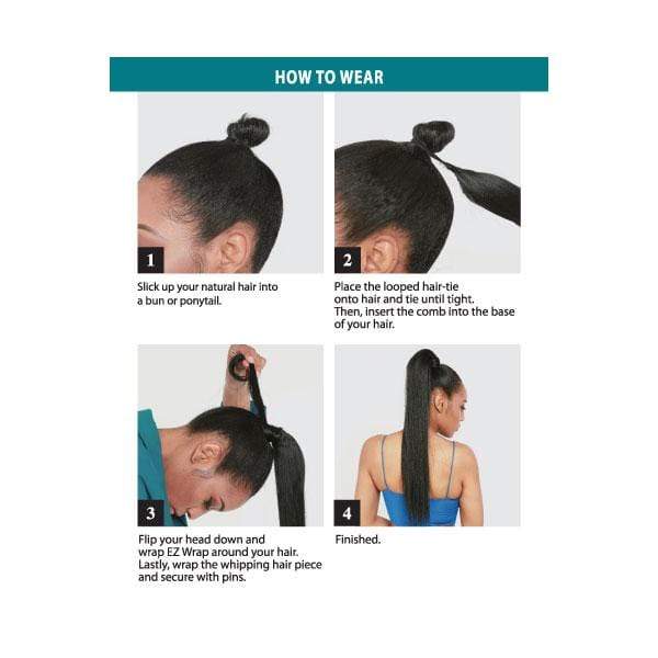 Zury Sis Synthetic Ponytail Hair- EZ WRAP STRAIGHT - Image 3