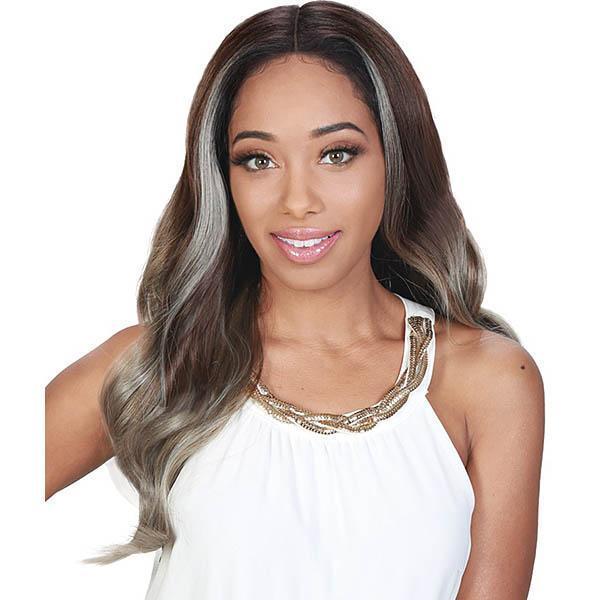 Zury Sis Royal Synthetic Pre Tweezed Swiss Lace Front Wig - SW LACE H LADY - Image 2