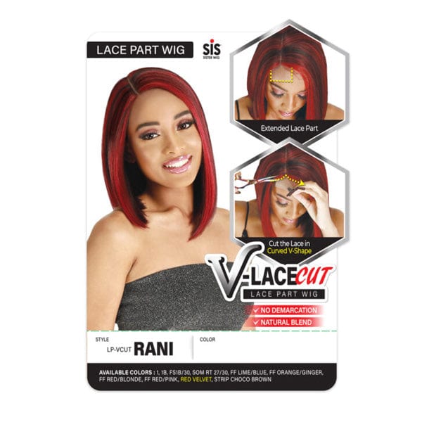 Zury Sis V-Lace Cut Synthetic Hair Lace Part Wig - LP VCUT RANI - Image 3
